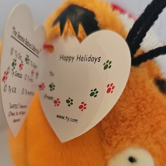 Ty Garfield Plush- Holiday - Picture 5 of 11